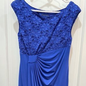 Long Party Dress - Blue